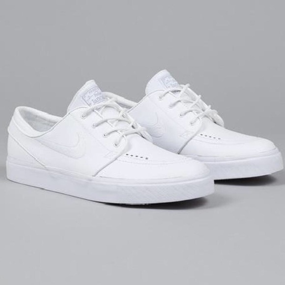 nike sb zoom stefan janoski leather white